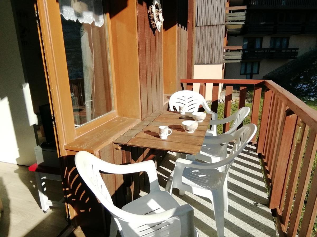 La Plagne Les Coches Studio Divisible Ensoleille Exterior foto